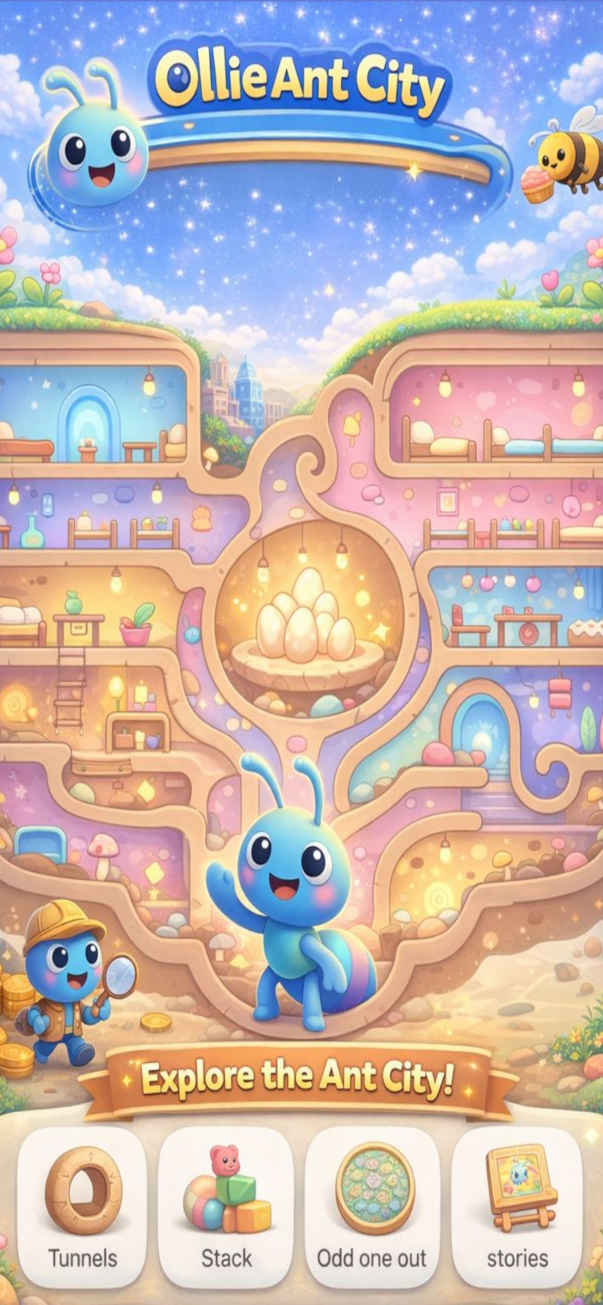 Ollie Ant City screenshot - explore the city